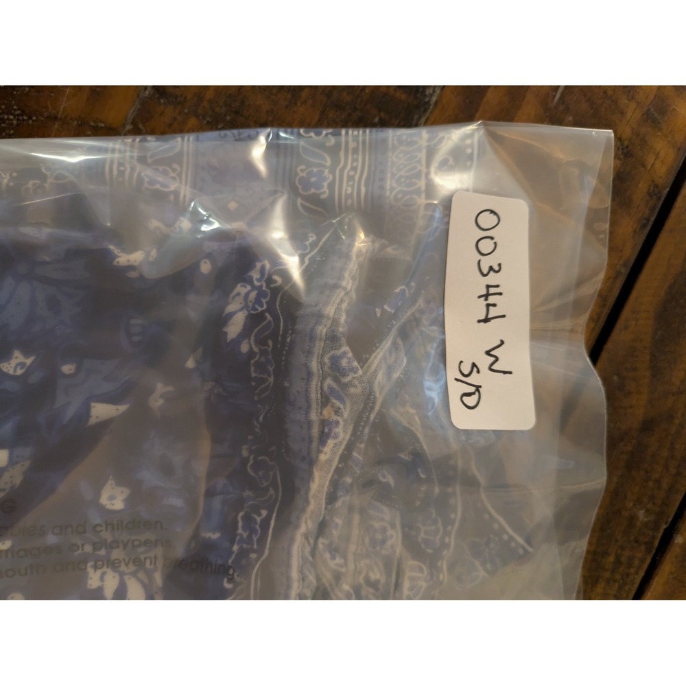 Charlie Paige Women's Skirt Blue Print Flared Boho/Beachy Size Medium 100% Rayon - Picture 7 of 7